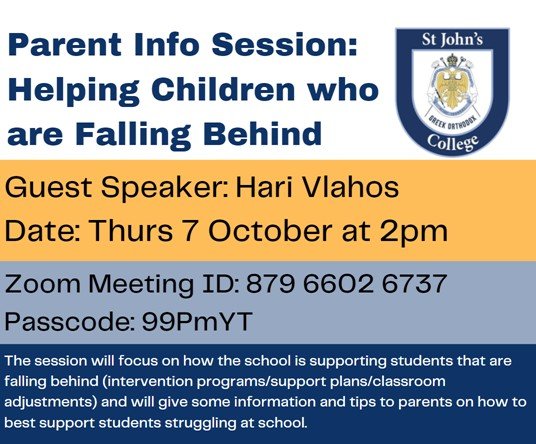 Parent Information Session - Helping Children who are Falling Behind - 3