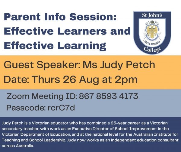 Parent Information Session - How Learning Works - 3