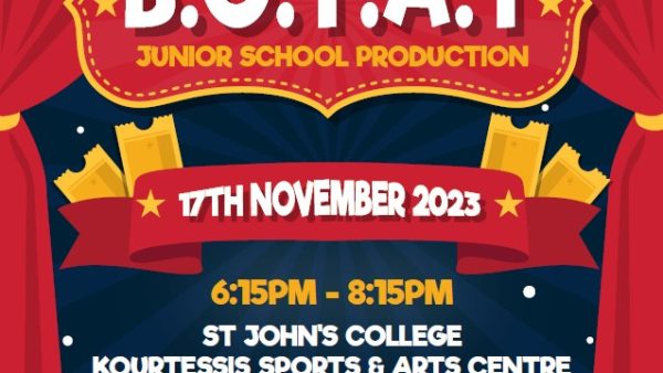 SJC Junior School Production BOTAT - Tickets on Sale Now - 3