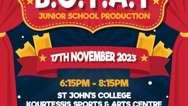 SJC Junior School Production BOTAT - Tickets on Sale Now - 4