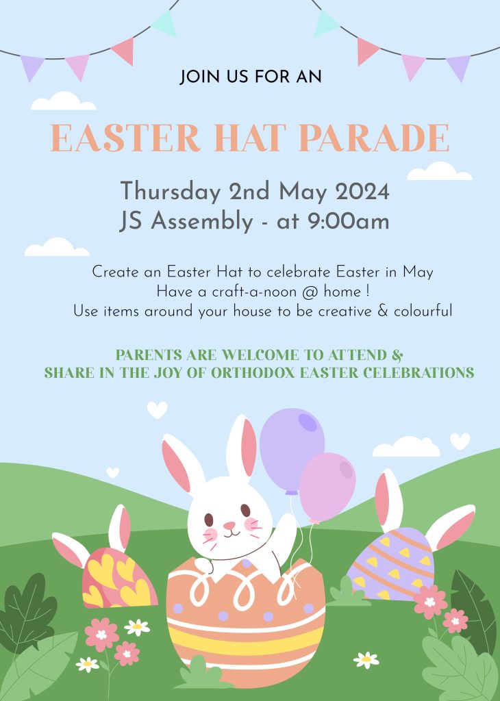 Junior School Assembly & Easter Hat Parade