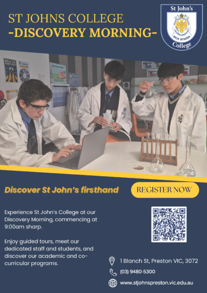 Click to Register for Discovery Morning