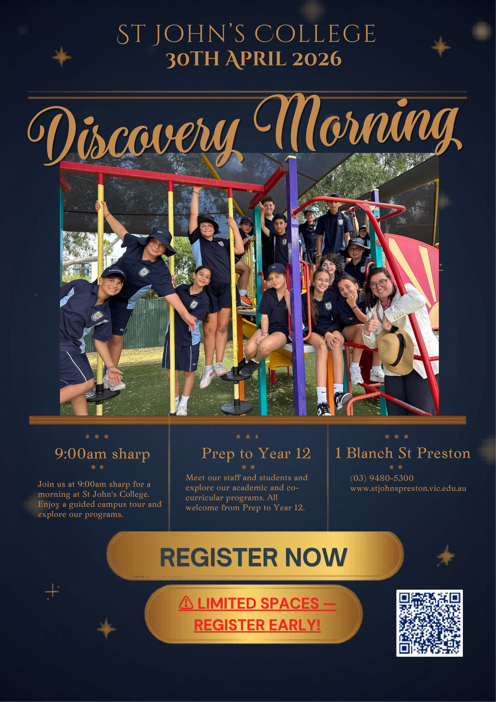Click to Register for Discovery Morning